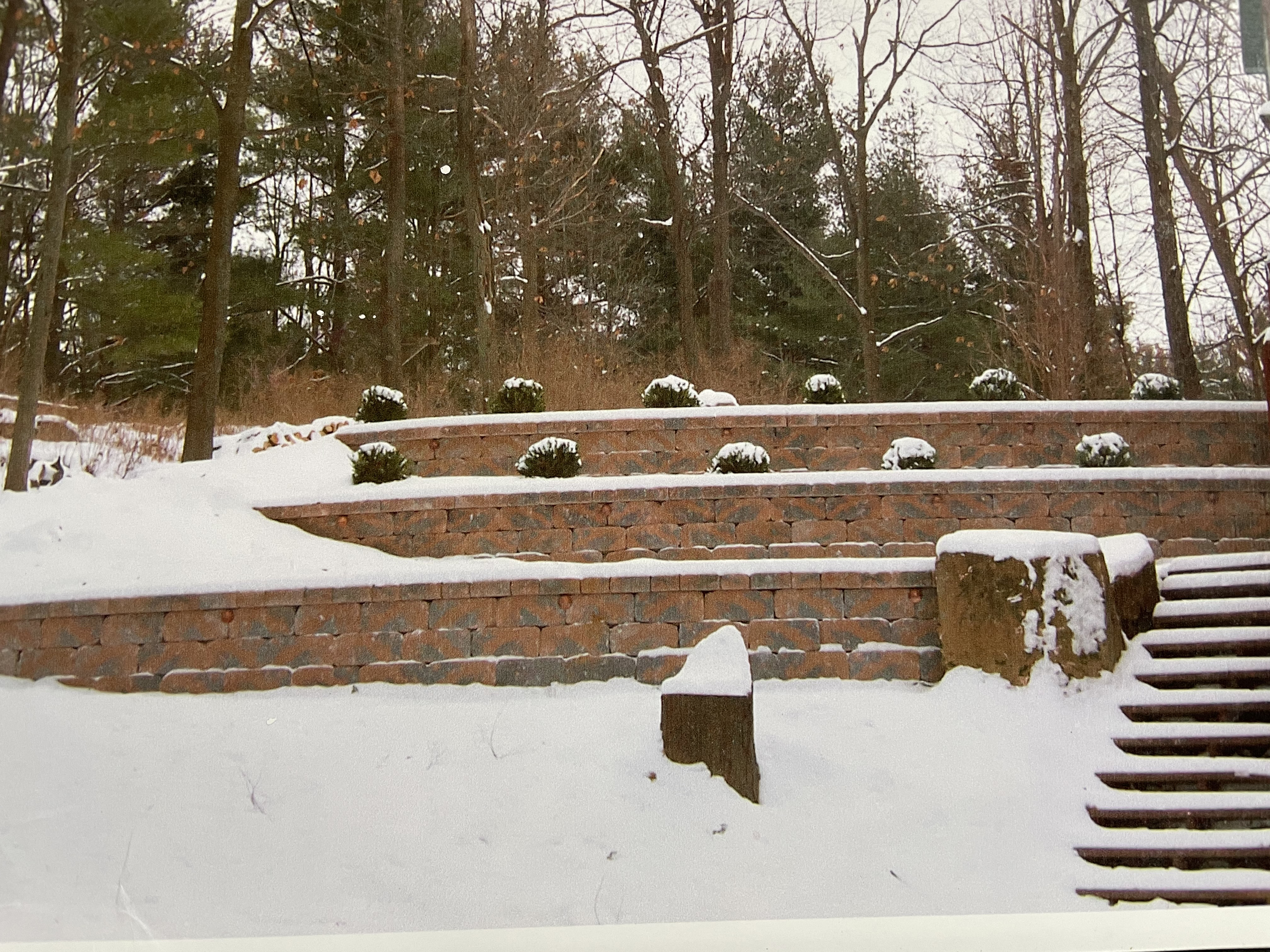 Terraced Retaining Walls